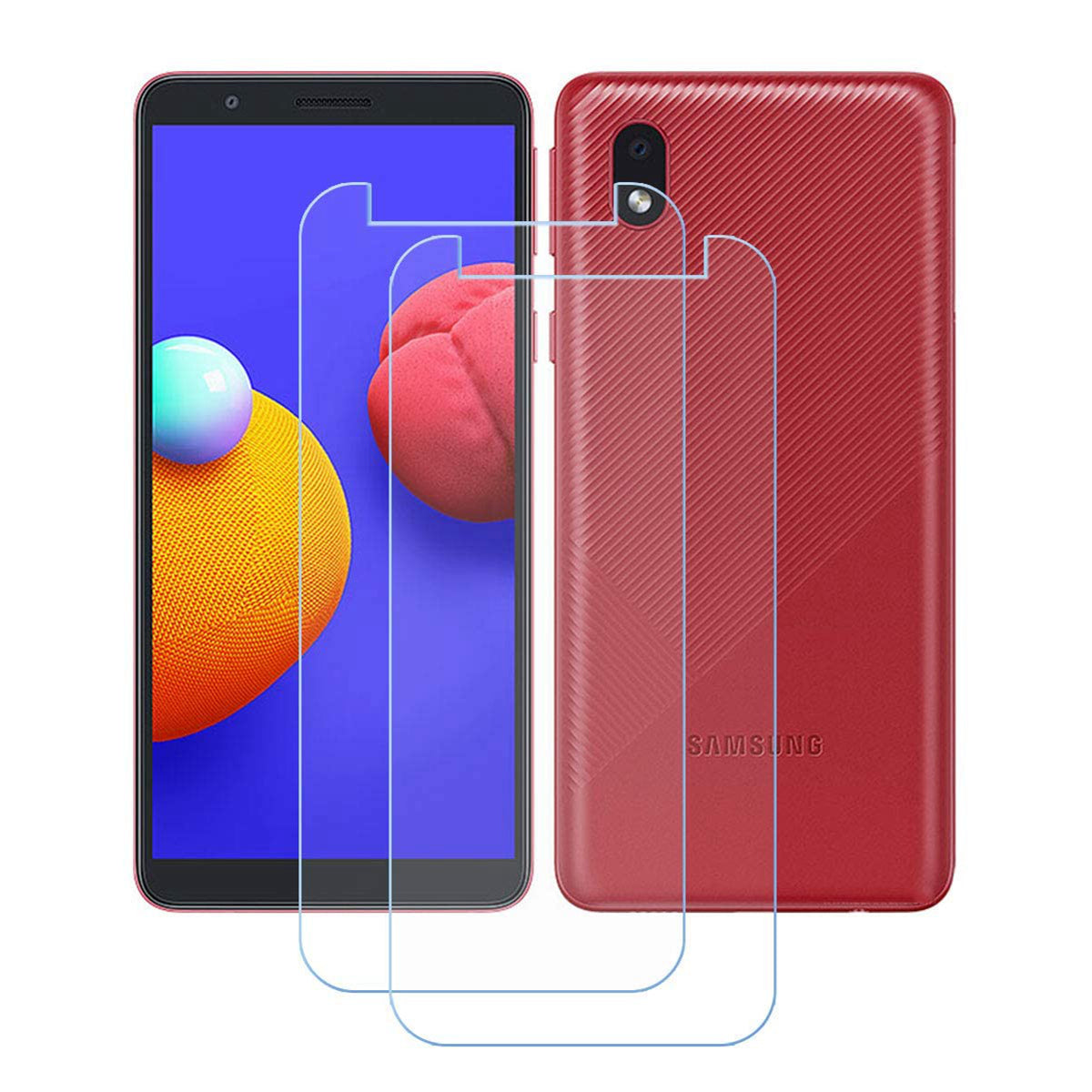 (2 Pack) Tempered Glass Screen Protector for Samsung Galaxy A01 Core 2020 (2 Pack) Tempered Glass Screen Protector for Samsung Galaxy A01 Core 2020